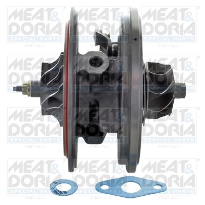 Core assembly, turbocharger